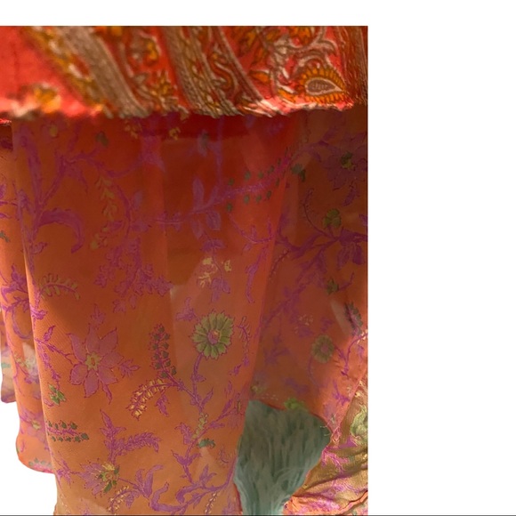 100% Silk Wrap Skirt, Made in India - Picture 5 of 8